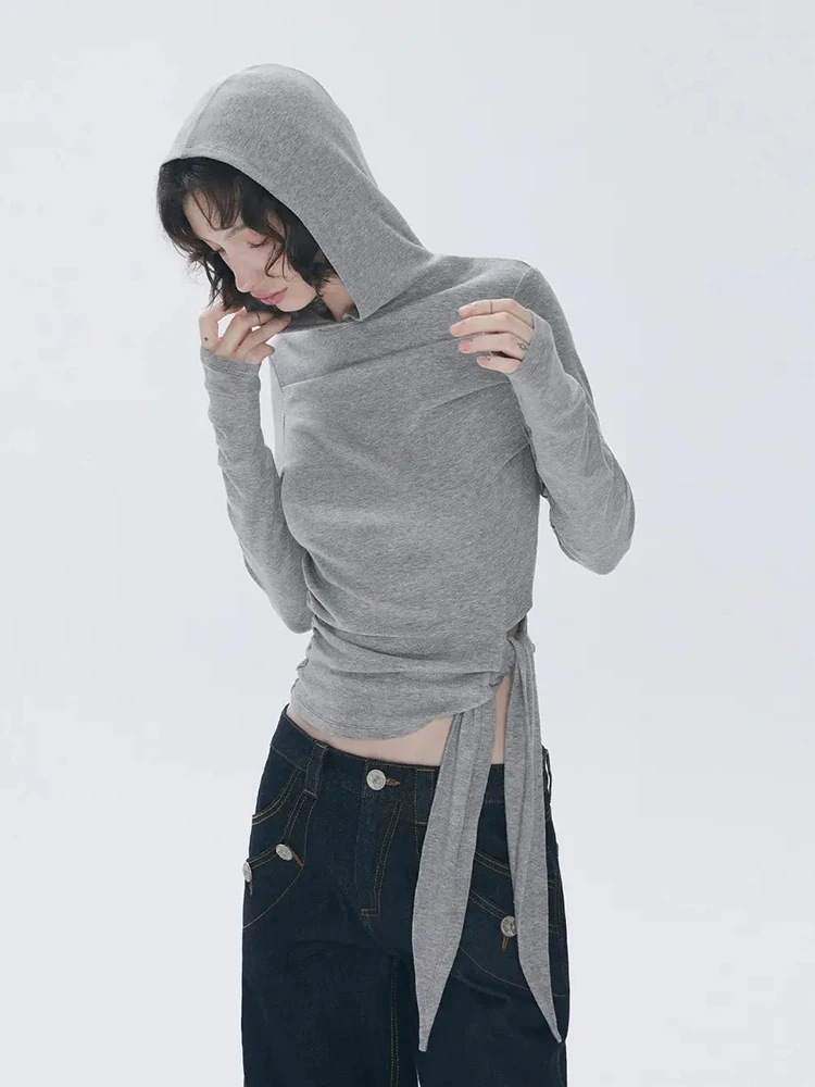 Slim Fit Hooded T Shirt Women Long Sleeve Hottie Y2K Streetwear Bottoming Tees Autumn Bandage Harajuku Vintage Cropped Tops New
Slim Fit Hooded T Shirt Women Long Sleeve Hottie Y2K Streetwear Bottoming Tees Autumn Bandage Harajuku Vintage Cropped Tops New