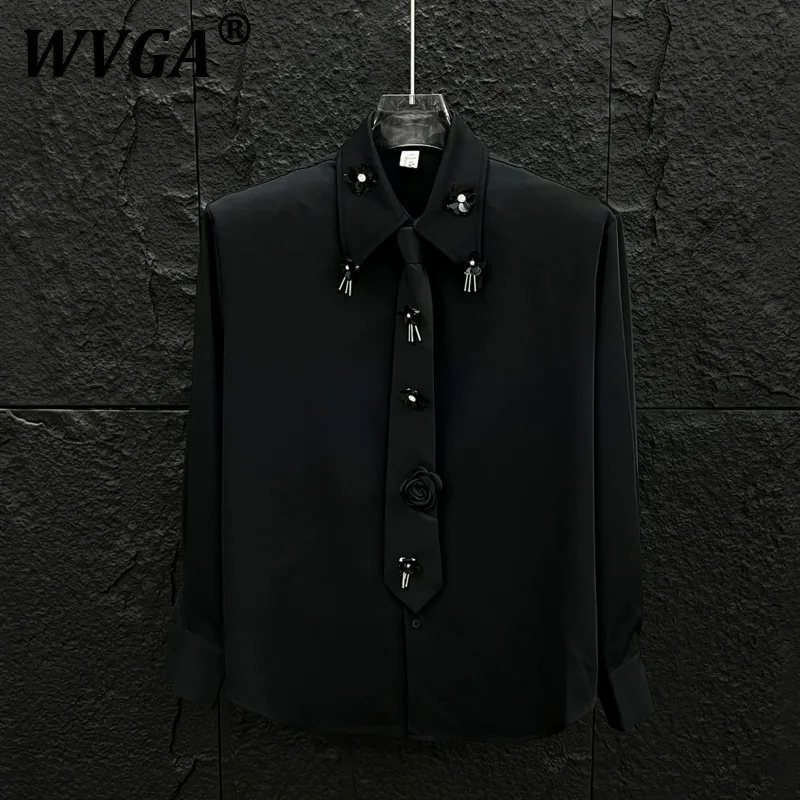 WVGA, весенне-осенняя новая мужская рубашка с длинными рукавами и тяжелым бисером, с цветочным принтом, стильная корейская повседневная рубашка с подкладкой на плечах, Ins W9261
WVGA, весенне-осенняя новая мужская рубашка с длинными рукавами и тяжелым бисером, с цветочным принтом, стильная корейская повседневная рубашка с подкладкой на плечах, Ins W9261