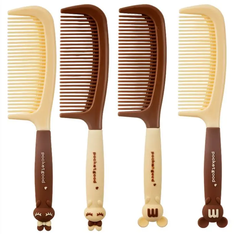 Mocha Chocolate Color Cute White Coffee Straight Hair Comb, Household Cartoon Plastic Hair Comb Exclusive for Girls
Mocha Chocolate Color Cute White Coffee Straight Hair Comb, Household Cartoon Plastic Hair Comb Exclusive for Girls