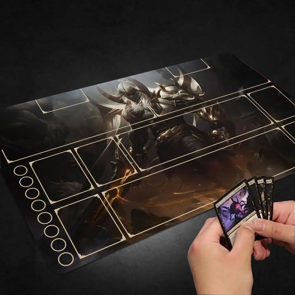 Golden Warrior Gaming Mat, Rubber Anti-Slip Playmat with Zones, Magic Playmat for Trading Card Games, TCG Commander Mat
Golden Warrior Gaming Mat, Rubber Anti-Slip Playmat with Zones, Magic Playmat for Trading Card Games, TCG Commander Mat