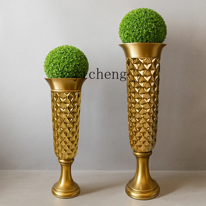 ZYA Fiberglass Floor Vase Modern Light Luxury Home Model Room Tall Column Flower Arrangement Ornament
ZYA Fiberglass Floor Vase Modern Light Luxury Home Model Room Tall Column Flower Arrangement Ornament