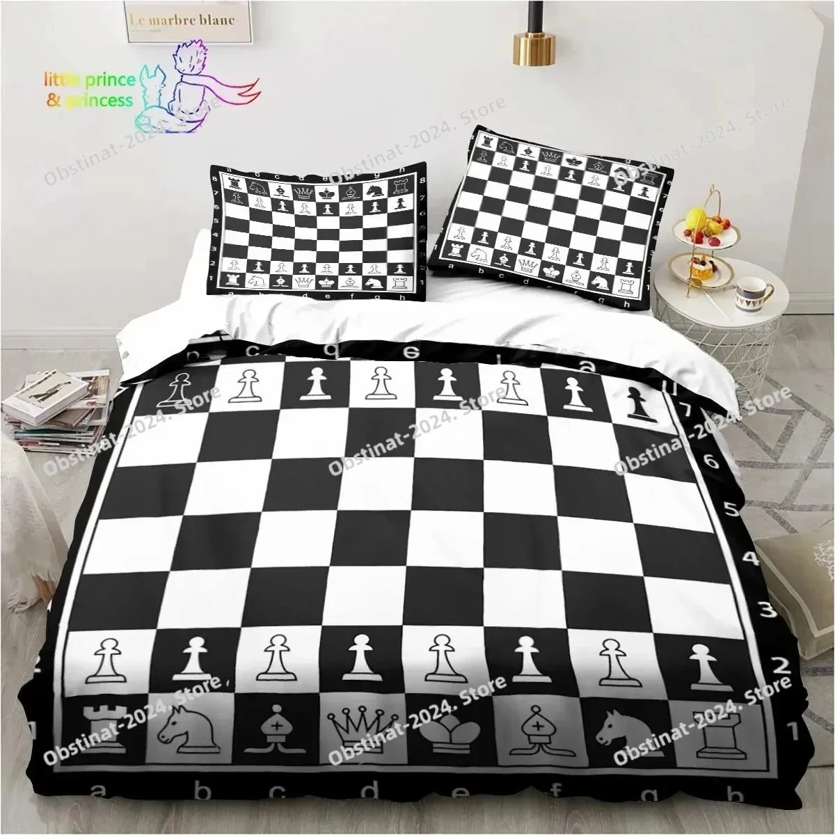 Funny Chess Board Bedding Set Single Twin Full Queen King Size Bed Set Adult Kid Bedroom 3D Printed Bedding Gift
Funny Chess Board Bedding Set Single Twin Full Queen King Size Bed Set Adult Kid Bedroom 3D Printed Bedding Gift
