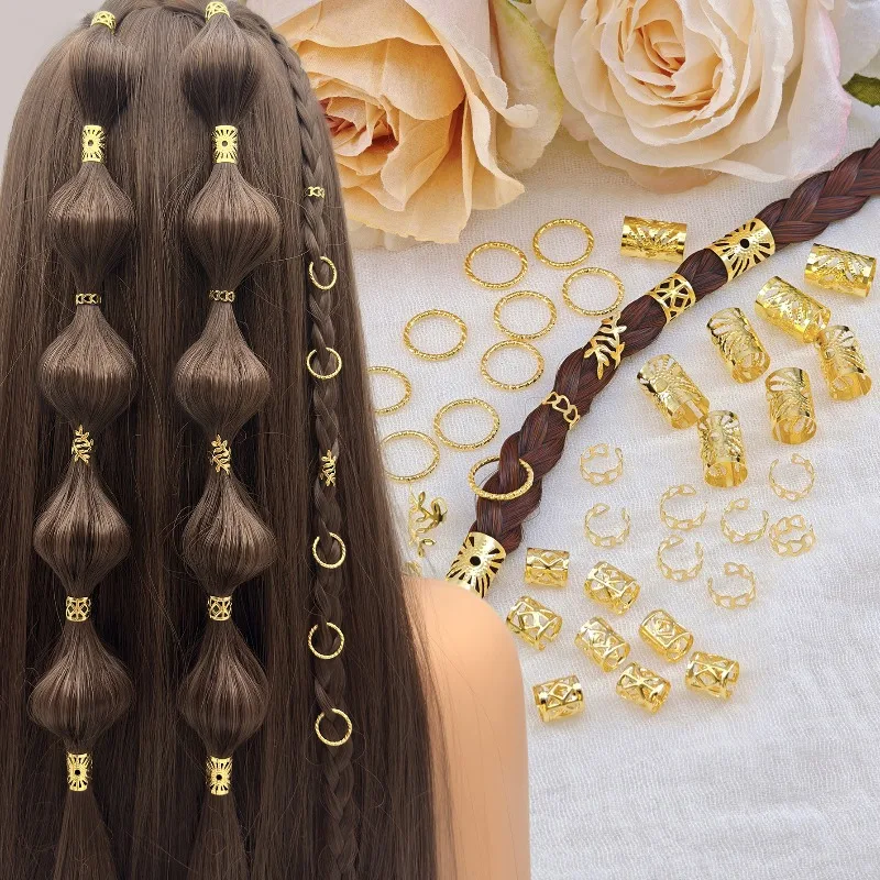 50Pcs Mesh Hollow Dreadlock Hair Extension Rings DIY Accessories for Braids Party Festival Gift Sparkling Elegant Premium Unique
50Pcs Mesh Hollow Dreadlock Hair Extension Rings DIY Accessories for Braids Party Festival Gift Sparkling Elegant Premium Unique
