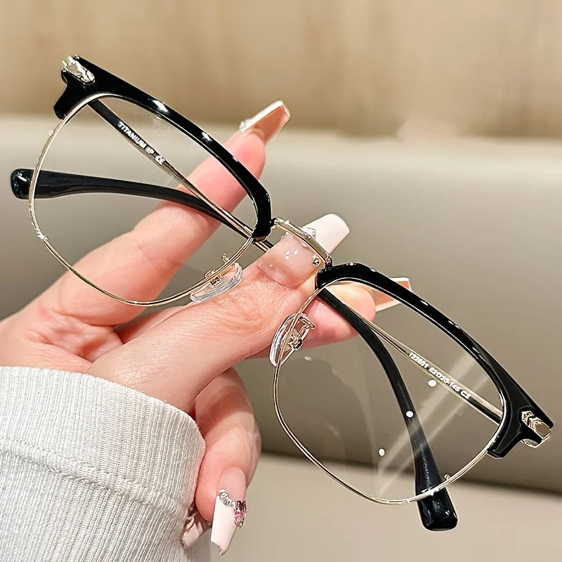 New 1PC Premium Art Retro Half Frame Men's Glasses Lightweight and Comfortable Business Unisex Glasses
New 1PC Premium Art Retro Half Frame Men's Glasses Lightweight and Comfortable Business Unisex Glasses