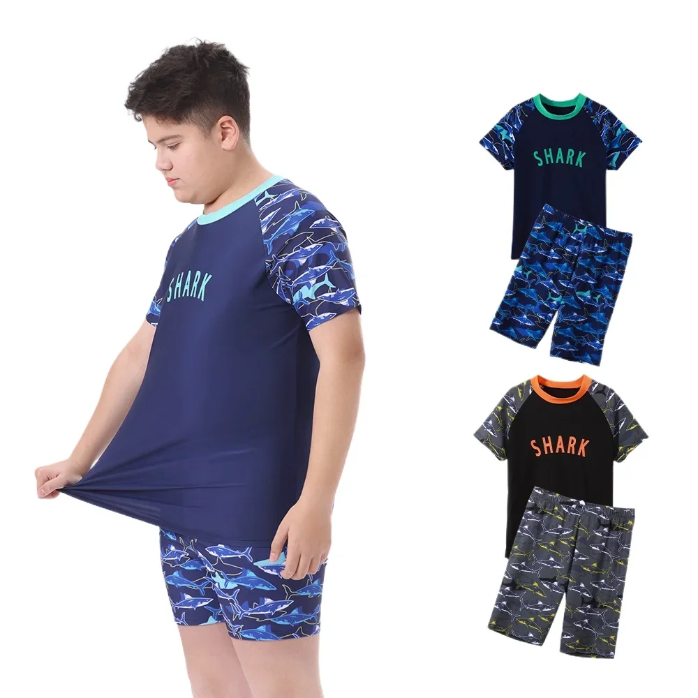 Plump Children's Swimsuit 2025 New Large Size Quick-drying Swimwear Short Sleeve Young Boy's Split Swimming Suit Two-piece Set
Plump Children's Swimsuit 2025 New Large Size Quick-drying Swimwear Short Sleeve Young Boy's Split Swimming Suit Two-piece Set