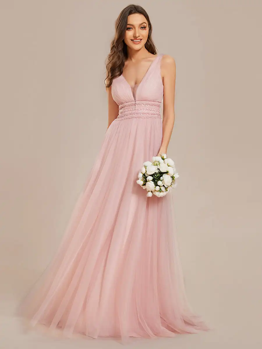 Elegant Wedding Dresses Vintage Sleeveless Lace Sheer Empire Waist 2024 BAZIIINGAAA of A-Line Pink Bridal party Dress
Elegant Wedding Dresses Vintage Sleeveless Lace Sheer Empire Waist 2024 BAZIIINGAAA of A-Line Pink Bridal party Dress