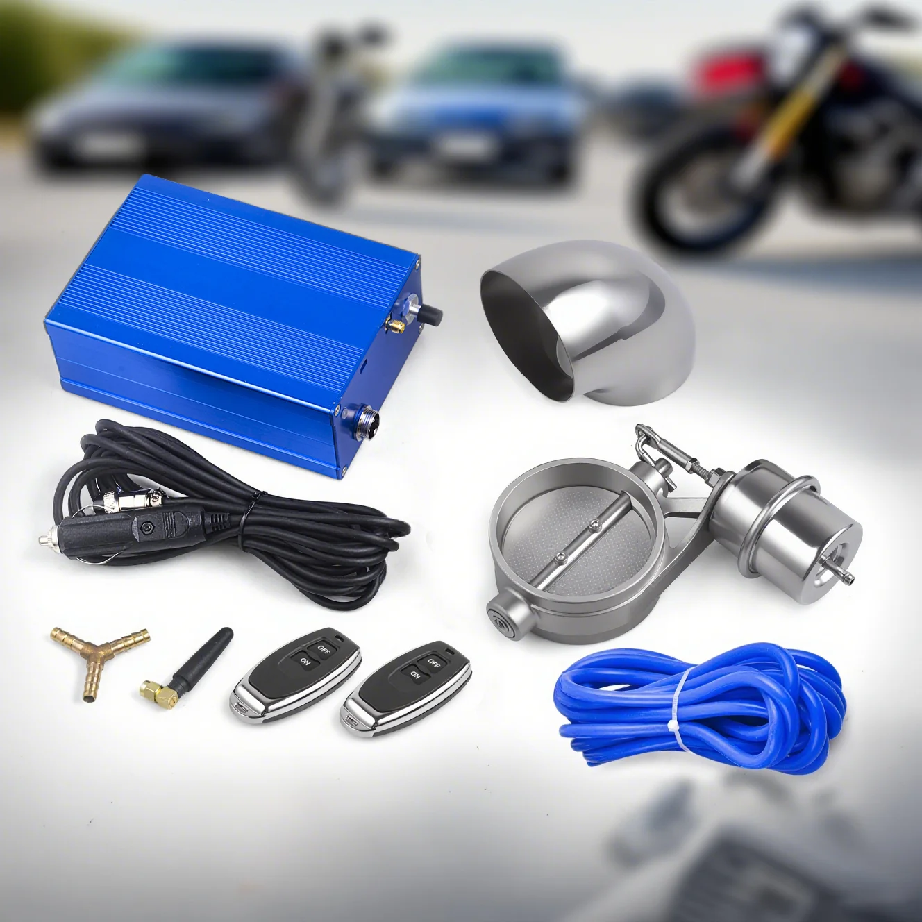 Комплект выпускных регулирующих клапанов с вакуумным приводом, вырез 2,5 дюйма, 3,0 дюйма, 63 мм, 76 мм, труба, застегивающий стиль, с беспроводным пультом дистанционного управления
Комплект выпускных регулирующих клапанов с вакуумным приводом, вырез 2,5 дюйма, 3,0 дюйма, 63 мм, 76 мм, труба, застегивающий стиль, с беспроводным пультом дистанционного управления