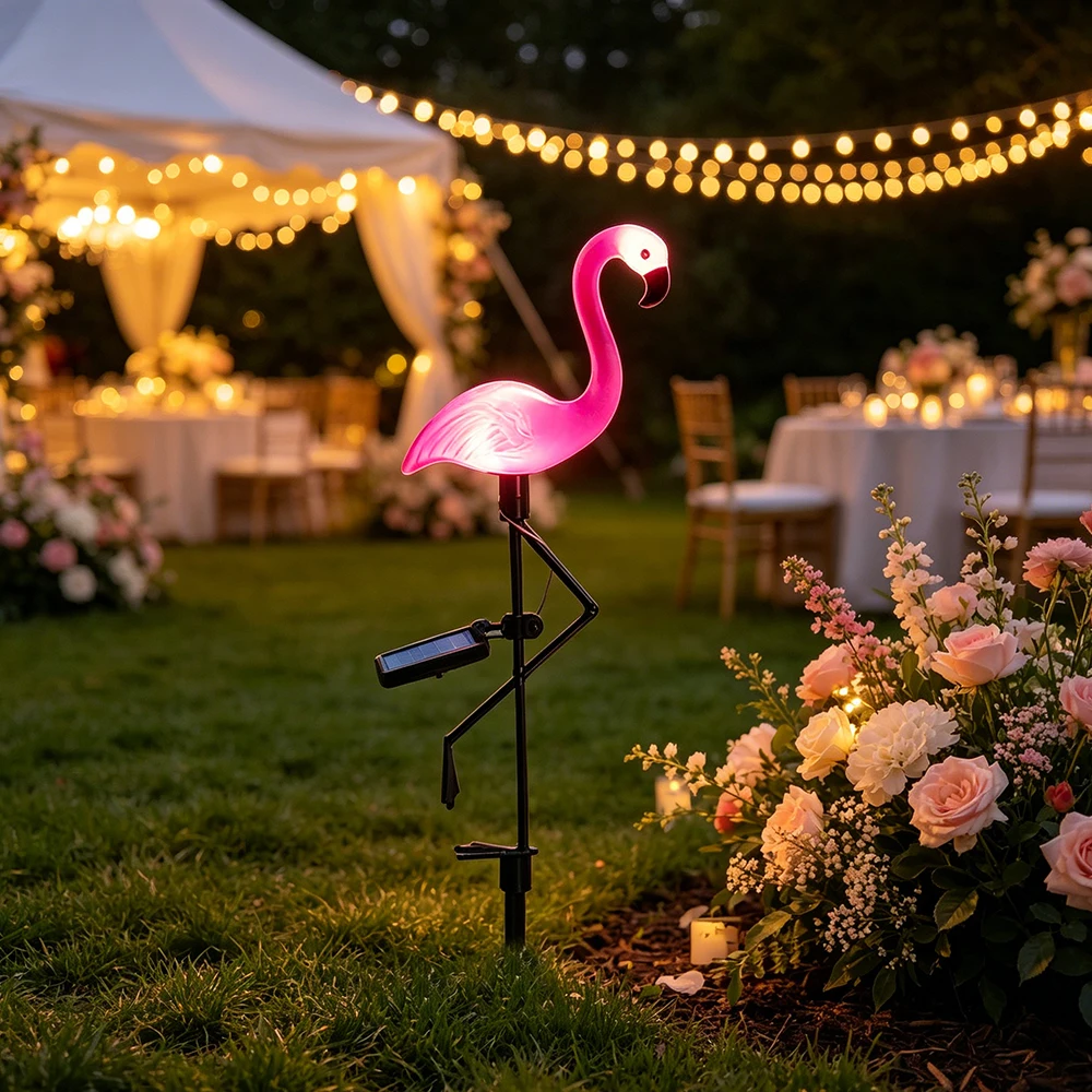 1/2pcs Flamingo Solar Lawn Lamp, Solar Lights Garden Pink Flamingo Solar Yard Lights Solar Led Light for Yard Garden Decorative
1/2pcs Flamingo Solar Lawn Lamp, Solar Lights Garden Pink Flamingo Solar Yard Lights Solar Led Light for Yard Garden Decorative