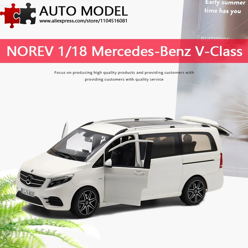 Mercedes-Benz V-Class Amg V260 Mpv Деловой автомобиль Няня Автомобиль Литая под давлением Металлическая шкала Модель Norev 1:18 Имитация легкосплавного автомобиля Модель Полностью открывающаяся Коллекционная игрушка для мальчиков Взрослых Подарок на день
Mercedes-Benz V-Class Amg V260 Mpv Деловой автомобиль Няня Автомобиль Литая под давлением Металлическая шкала Модель Norev 1:18 Имитация легкосплавного автомобиля Модель Полностью открывающаяся Коллекционная игрушка для мальчиков Взрослых Подарок на день