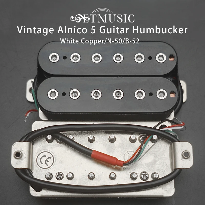 Винтажный звукосниматель Alnico 5, хамбакер с двойной катушкой, звукосниматель для электрогитары, черные детали для гитары, теплый звук, цвет слоновой кости/черный
Винтажный звукосниматель Alnico 5, хамбакер с двойной катушкой, звукосниматель для электрогитары, черные детали для гитары, теплый звук, цвет слоновой кости/черный