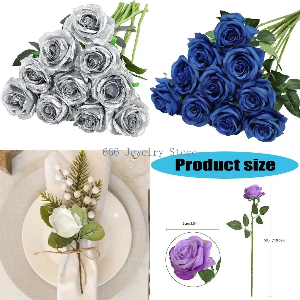 F2TD 10 шт. шелковый цветок розы гибкие стебли свадебный букет домашний декор аксессуары
F2TD 10 шт. шелковый цветок розы гибкие стебли свадебный букет домашний декор аксессуары