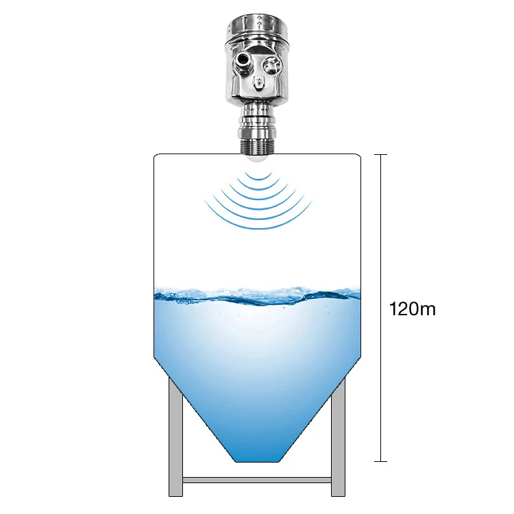 Small Tank Radar Liquid Level Transmitter Thread Sensor for Oil Storage Level Measuring Instrument
Small Tank Radar Liquid Level Transmitter Thread Sensor for Oil Storage Level Measuring Instrument
