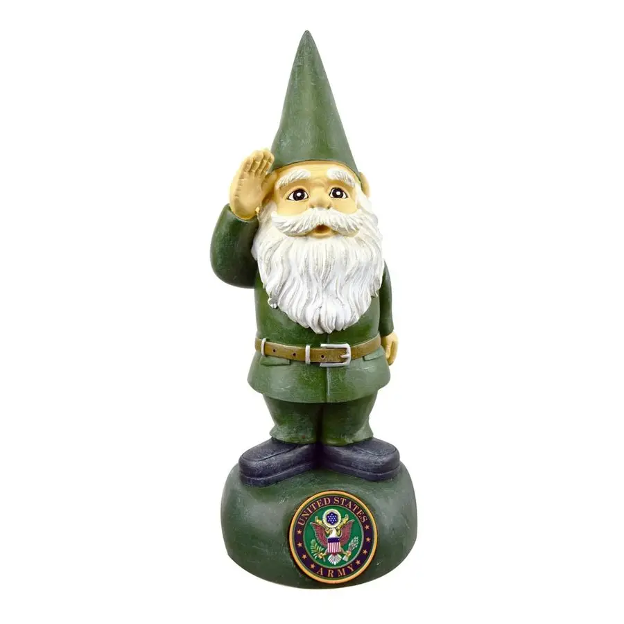 Officially Licensed Military Garden Gnome, 13.25 Tall, United States Army
Officially Licensed Military Garden Gnome, 13.25 Tall, United States Army