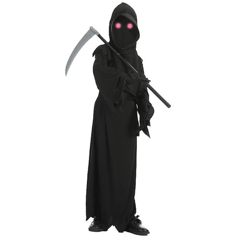 Grim Reaper Costume For Niño Men Dark Ghost Carnival Halloween Dress Up With Glowing Red Eyes 2026
Grim Reaper Costume For Niño Men Dark Ghost Carnival Halloween Dress Up With Glowing Red Eyes 2026