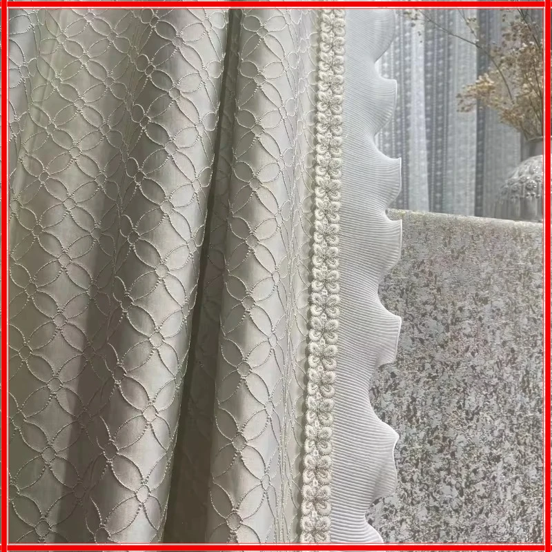 Fashion New Cream Four-leaf Clover Luxury Jacquard Curtain French Retro Curtains for Living Room Bedroom Dining Blackout Tulle
Fashion New Cream Four-leaf Clover Luxury Jacquard Curtain French Retro Curtains for Living Room Bedroom Dining Blackout Tulle