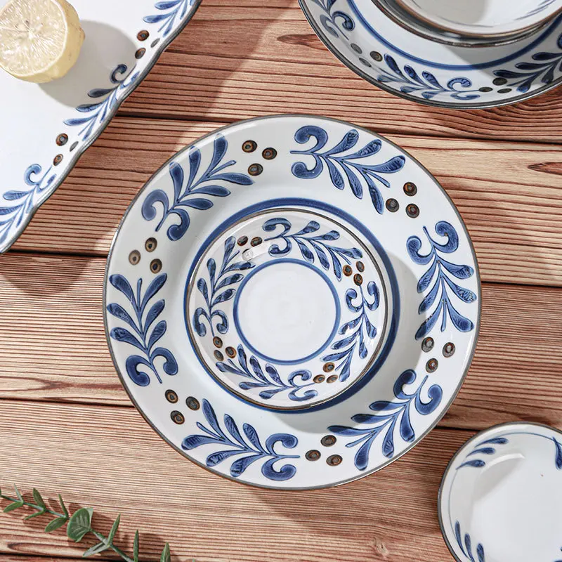 Набор керамической посуды LingAo в японском стиле: тарелки, миски, блюда, винтажный, простой дизайн
Набор керамической посуды LingAo в японском стиле: тарелки, миски, блюда, винтажный, простой дизайн