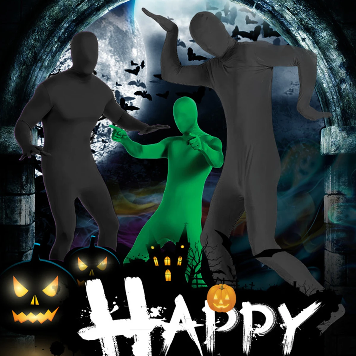 Invisibility Cloak Green Costume Adults Performing Bodysuits Women's Party Play
Invisibility Cloak Green Costume Adults Performing Bodysuits Women's Party Play