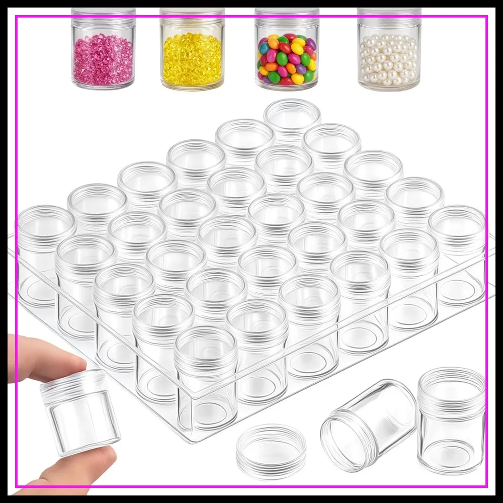 30 Grids Diamond Painting Storage Containers, Portable Bead Art Organizer Case with Lids for Crafts, Jewelry DIY
30 Grids Diamond Painting Storage Containers, Portable Bead Art Organizer Case with Lids for Crafts, Jewelry DIY