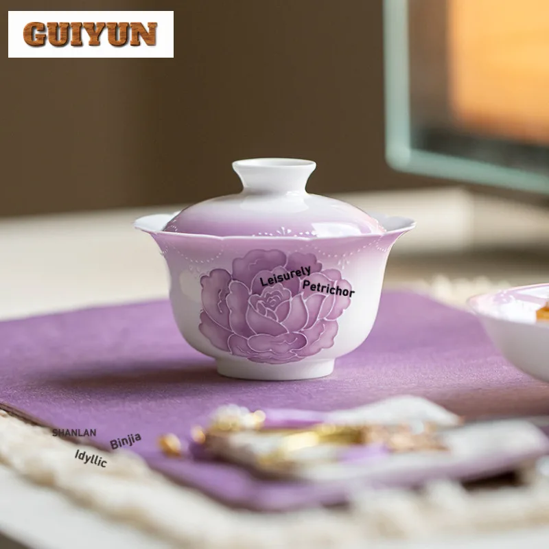 130 мл градиентная фиолетовая ручная роспись Роза Гайвань Дзен чайная варенья чайная миска с крышкой комплект чайник крышка чаша чайные услуги коллекция
130 мл градиентная фиолетовая ручная роспись Роза Гайвань Дзен чайная варенья чайная миска с крышкой комплект чайник крышка чаша чайные услуги коллекция