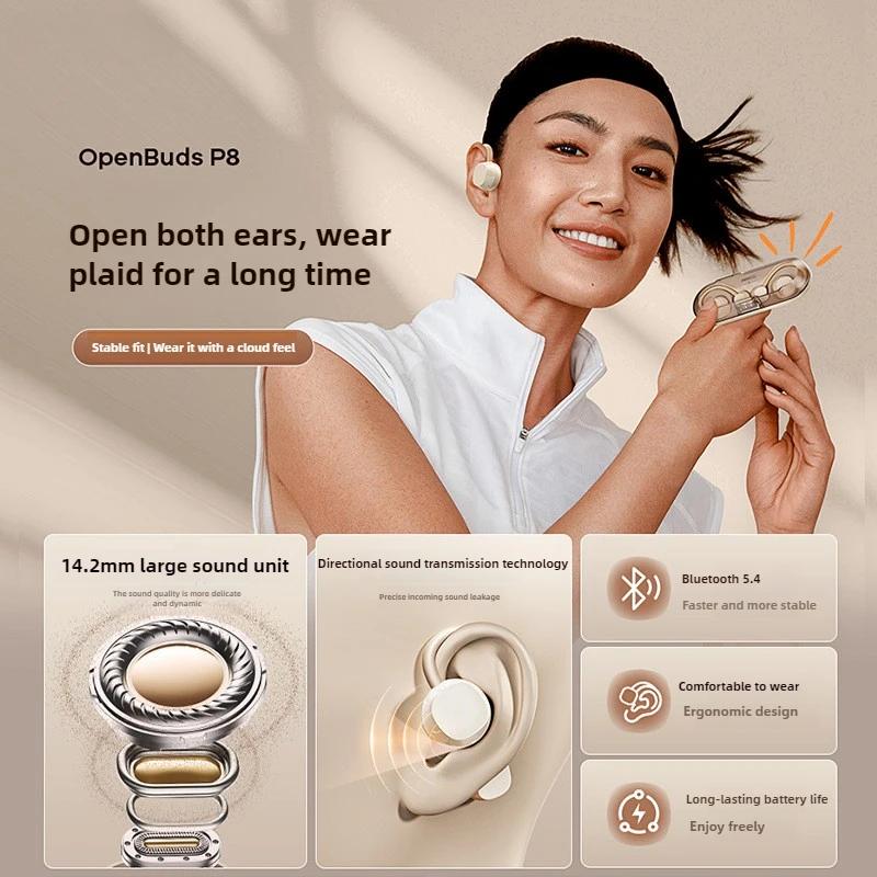 New ear-hanging wireless bluetooth headset not in the ear 5.4 sports music wireless headset
New ear-hanging wireless bluetooth headset not in the ear 5.4 sports music wireless headset