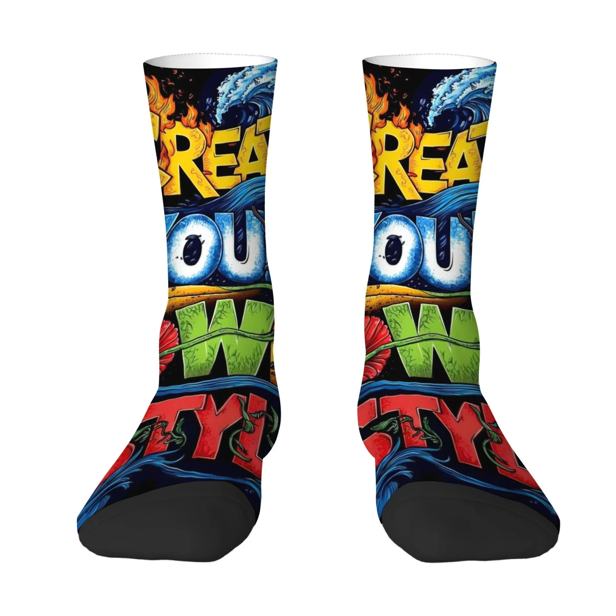 1 Pair Men's Socks with Flame Letter Print Comfortable Soft Socks Street Retro Harajuku Fashionable Sports Skateboarding Socks
1 Pair Men's Socks with Flame Letter Print Comfortable Soft Socks Street Retro Harajuku Fashionable Sports Skateboarding Socks