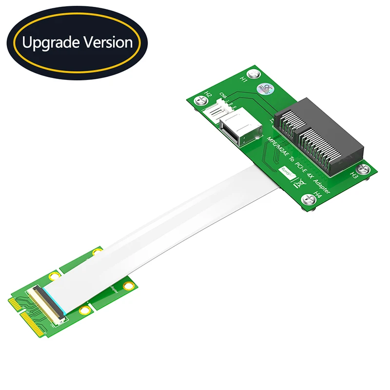 Mini PCI-E to PCI Express X4 Slot + USB 2.0 Riser Board with FPC Extension Cable 4Pin Power Magnetic Pad Horizontal Installation
Mini PCI-E to PCI Express X4 Slot + USB 2.0 Riser Board with FPC Extension Cable 4Pin Power Magnetic Pad Horizontal Installation