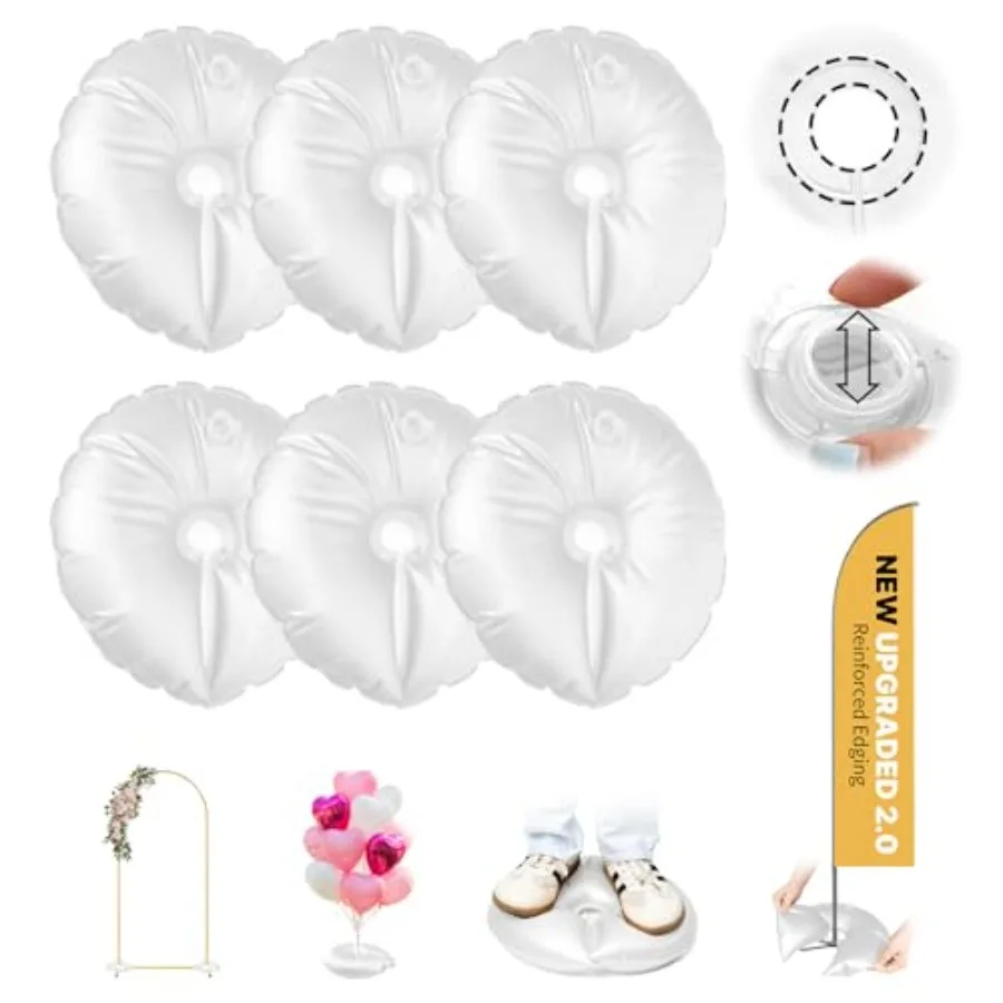 Pack Water Weight Bags for Balloon Column Stand And Balloon Arch, Openable Water Fillable Base for Party Wedding Graduation Dec
Pack Water Weight Bags for Balloon Column Stand And Balloon Arch, Openable Water Fillable Base for Party Wedding Graduation Dec