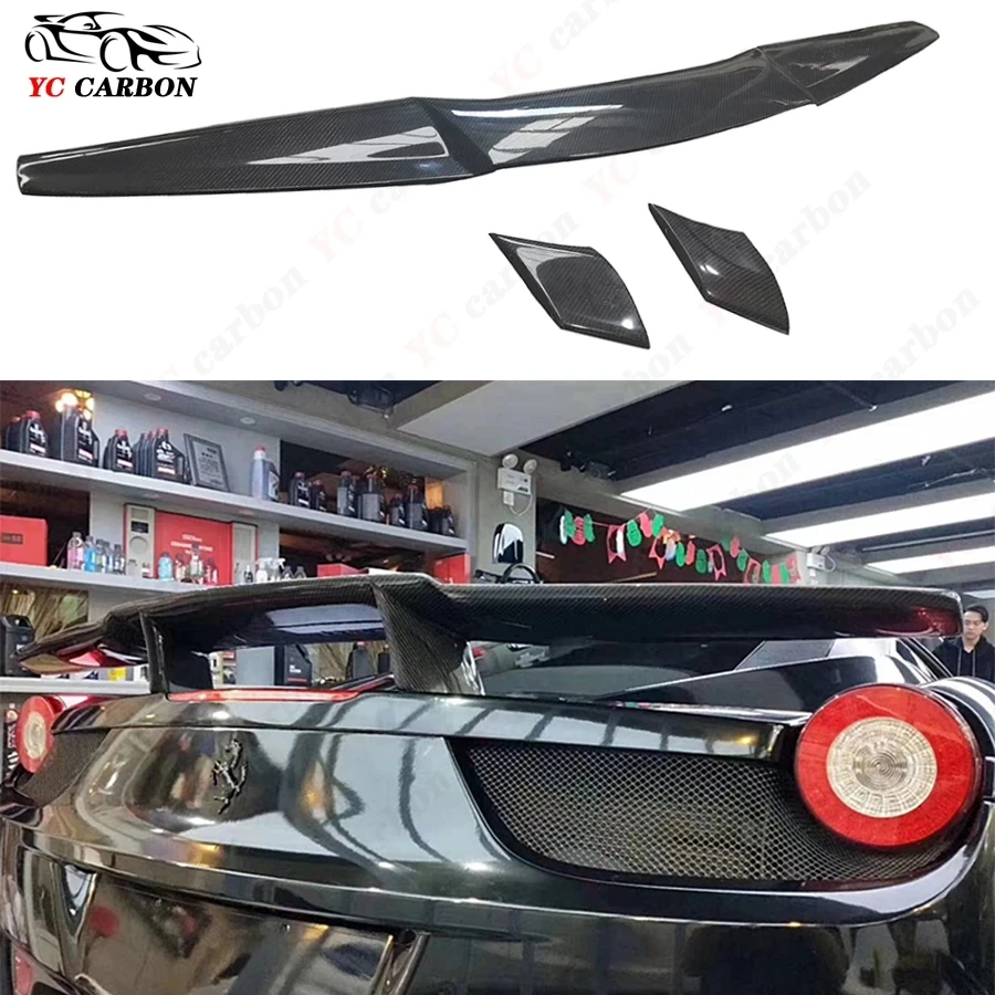 For Ferrari 458 Carbon Fiber Rear Spoiler Rear Wing Lip Tail Trun k SpoilersTail fins Separator Upgraded body kit
For Ferrari 458 Carbon Fiber Rear Spoiler Rear Wing Lip Tail Trun k SpoilersTail fins Separator Upgraded body kit