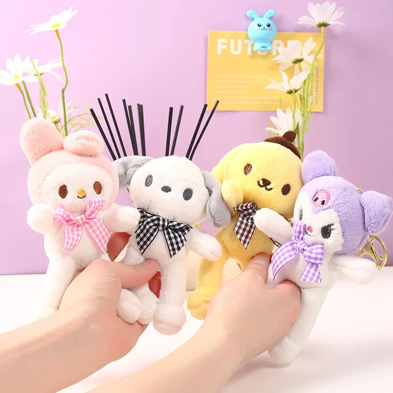 Kawaii Plush Toys Sanrio Hello Kitty My Melody Pochacco Pom Pom Purin Accessories Cute Long Legged Pendant Keychain Decor Gift
Kawaii Plush Toys Sanrio Hello Kitty My Melody Pochacco Pom Pom Purin Accessories Cute Long Legged Pendant Keychain Decor Gift
