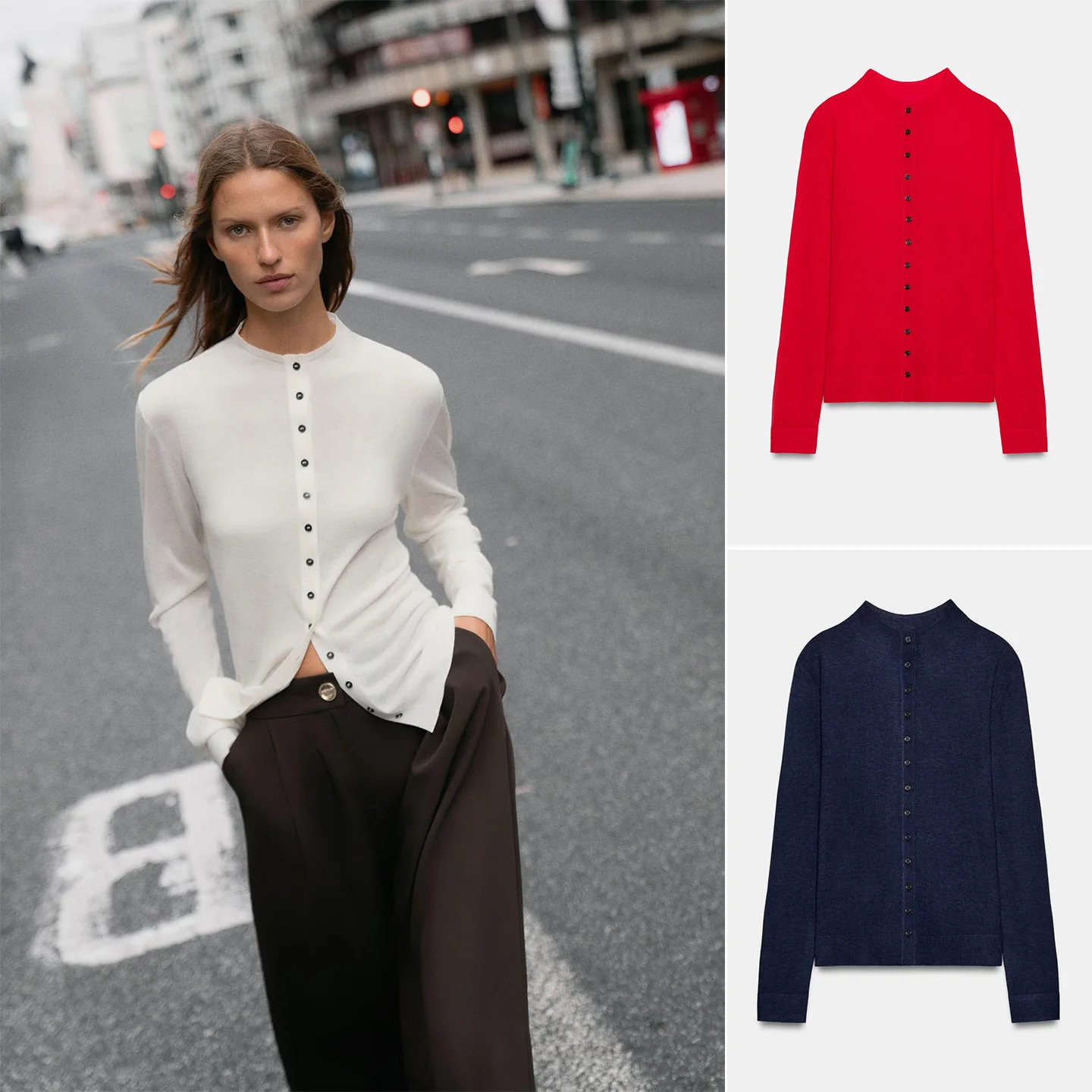 Spring Summer New Arrival Women's Lazy Style Single Button Long Sleeve High Collar Ultra Fine Knitted Open Cardigan Coat
Spring Summer New Arrival Women's Lazy Style Single Button Long Sleeve High Collar Ultra Fine Knitted Open Cardigan Coat