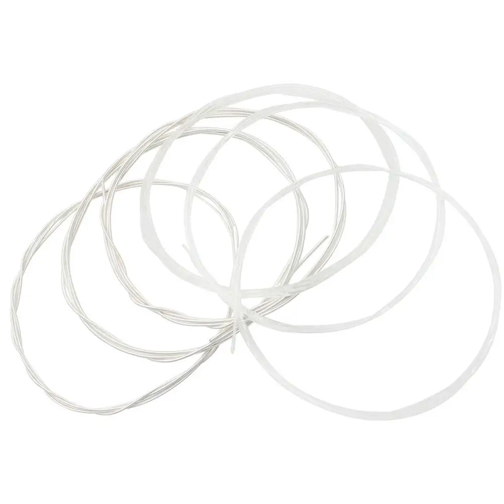 6 Pcs Classic Guitar Nylon Strings Transparent Elegant Sound Musical Instrument Accessories Single Replacement
6 Pcs Classic Guitar Nylon Strings Transparent Elegant Sound Musical Instrument Accessories Single Replacement