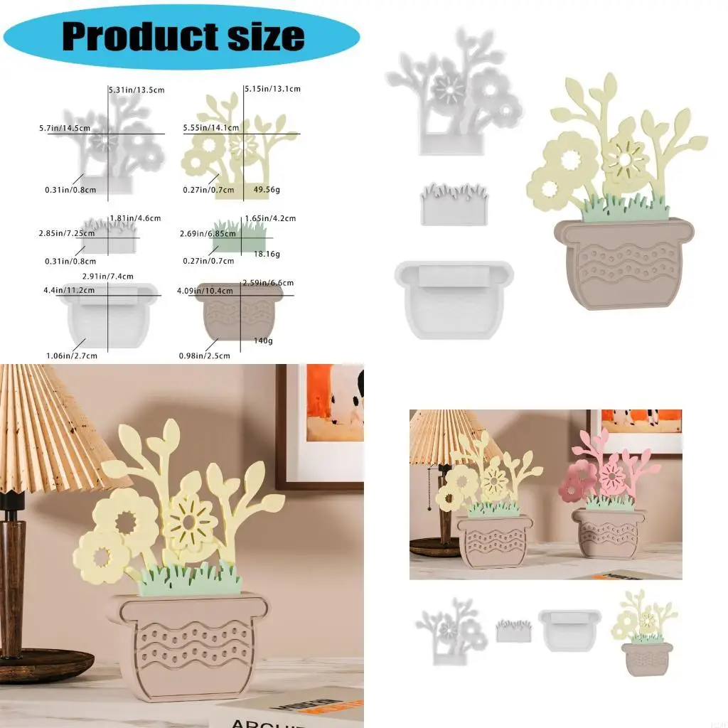 Nonstick Easy Cleaning Mold Flower Vase Silicone Texture Perfect for Crafting Figurines Decorations and Gift Making
Nonstick Easy Cleaning Mold Flower Vase Silicone Texture Perfect for Crafting Figurines Decorations and Gift Making