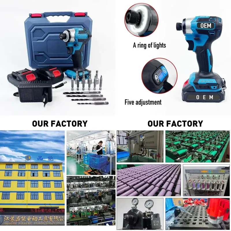 【CHIMU HOME】 21V Brushless Cordless Impact Driver 220Nm Torque 10mm Chuck Portable Power Tool for DIY and Home Projects
【CHIMU HOME】 21V Brushless Cordless Impact Driver 220Nm Torque 10mm Chuck Portable Power Tool for DIY and Home Projects