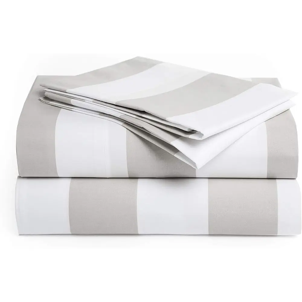 100% Peruvian Pima Cotton Twin Sheet Set - 3-Piece Stripe Design - Cooling & Crisp Hotel-Quality Bedding
100% Peruvian Pima Cotton Twin Sheet Set - 3-Piece Stripe Design - Cooling & Crisp Hotel-Quality Bedding