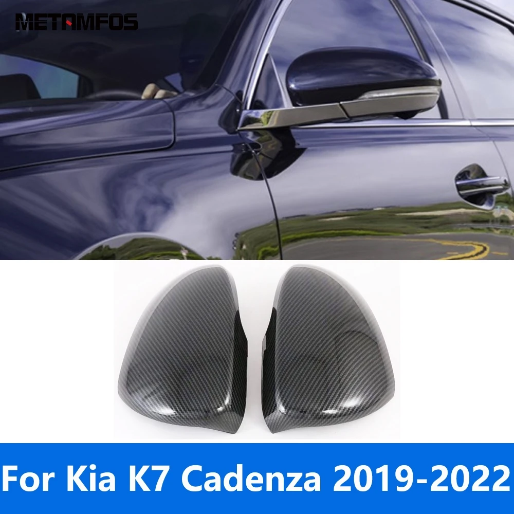 Накладка на зеркало заднего вида для Kia K7 Cadenza 2019 2020 2021 2022, защитная крышка из углеродного волокна, аксессуары, Стайлинг автомобиля 
Накладка на зеркало заднего вида для Kia K7 Cadenza 2019 2020 2021 2022, защитная крышка из углеродного волокна, аксессуары, Стайлинг автомобиля