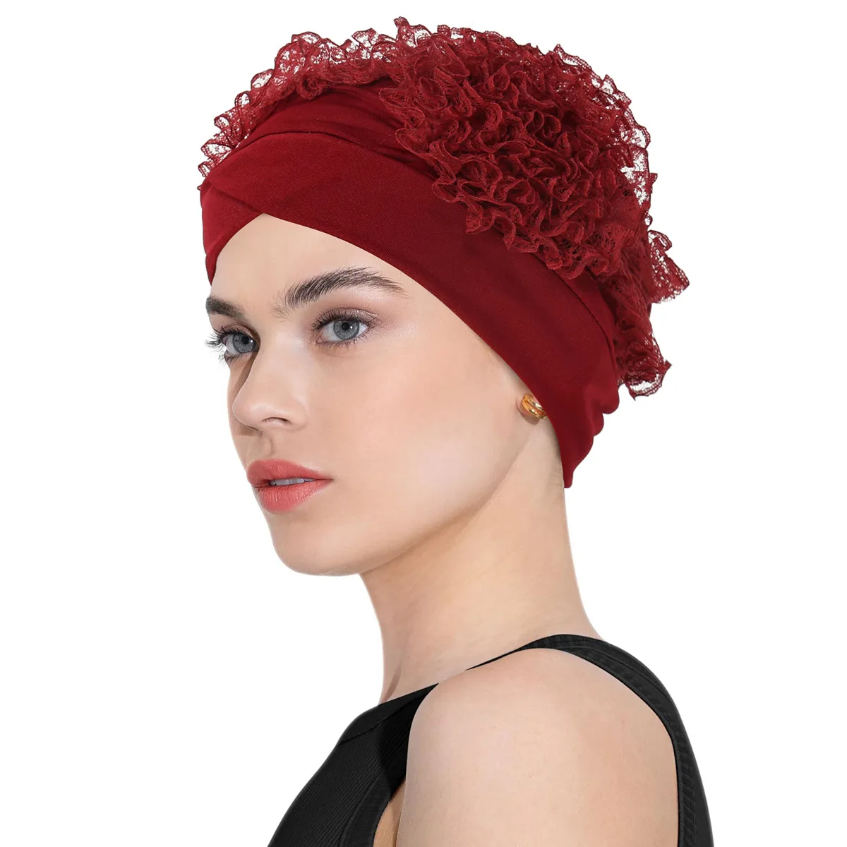 New Flower Underscarf Turban Women Chemo Cap Forehead Cross Headscarf Bonnet Muslim Hijab Hat Head Wrap Beanies Turbante Mujer
New Flower Underscarf Turban Women Chemo Cap Forehead Cross Headscarf Bonnet Muslim Hijab Hat Head Wrap Beanies Turbante Mujer