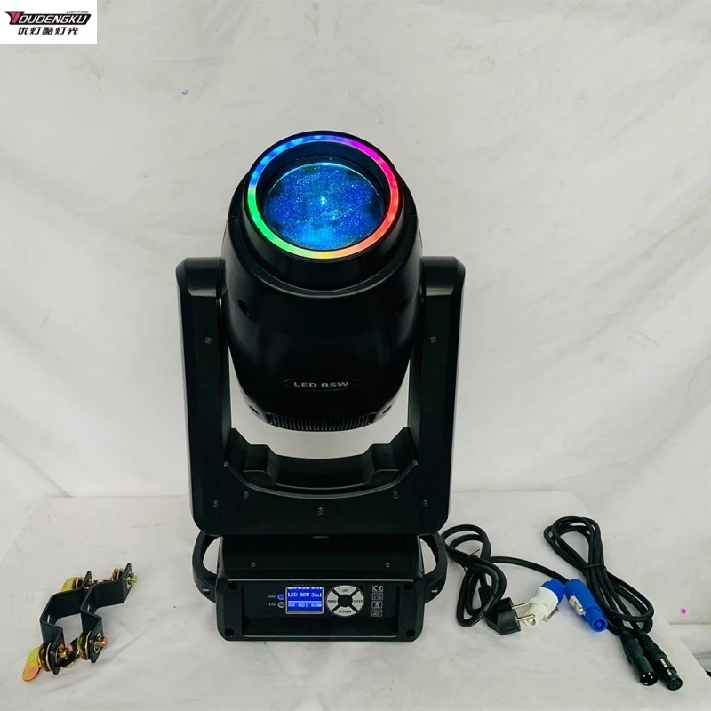 4 pieces 300W Super Bright RGBW LED Stage Gobo Beam Light Lyre LED Beam Moving Head Lighting with Halo for DJ Disco Bar Lights
4 pieces 300W Super Bright RGBW LED Stage Gobo Beam Light Lyre LED Beam Moving Head Lighting with Halo for DJ Disco Bar Lights