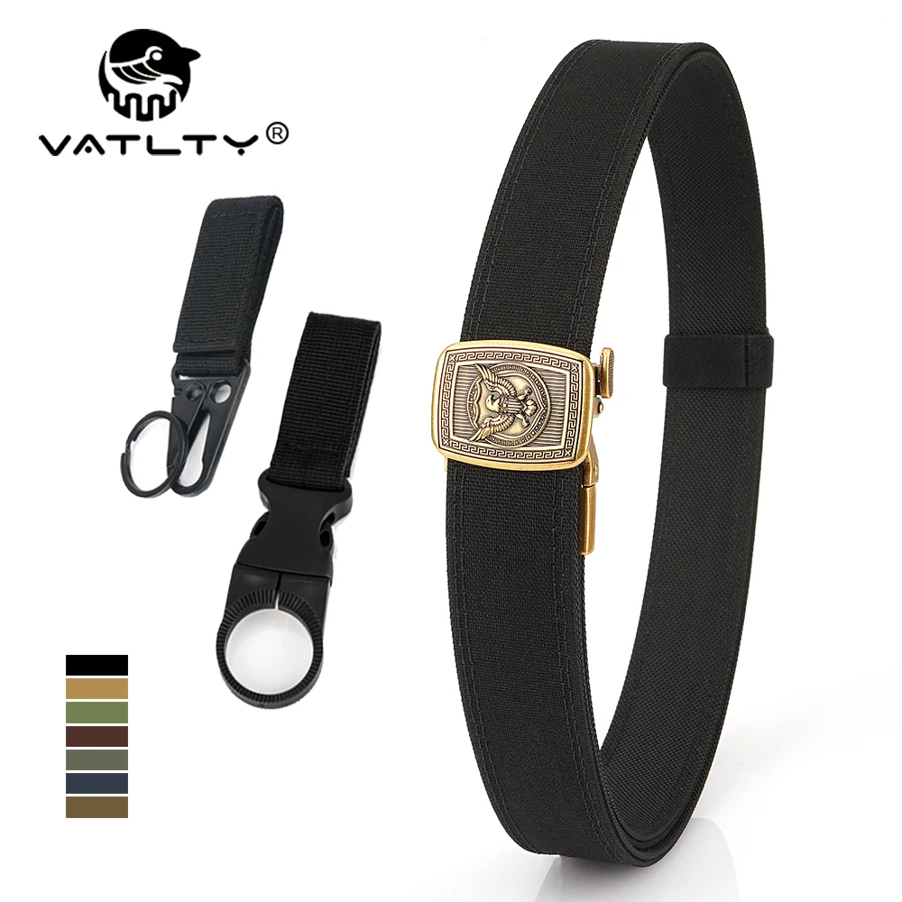 VATLTY New Men's Automatic Belt Thick Genuine Nylon Adjustable Tactical Military Belt Metal Buckle Quick Release Casual Belt
VATLTY New Men's Automatic Belt Thick Genuine Nylon Adjustable Tactical Military Belt Metal Buckle Quick Release Casual Belt