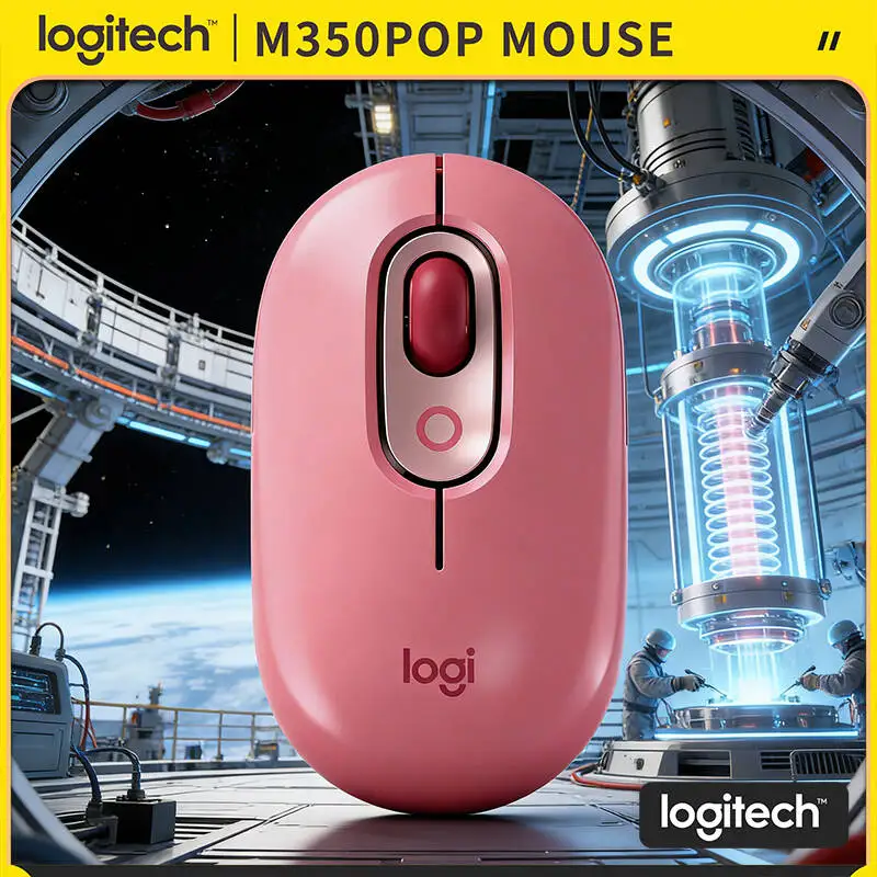 Logitech M350 POP Wireless Mouse 77g Light Auto Sleep Power Save Quiet Library Café Travel Home Office Use
Logitech M350 POP Wireless Mouse 77g Light Auto Sleep Power Save Quiet Library Café Travel Home Office Use