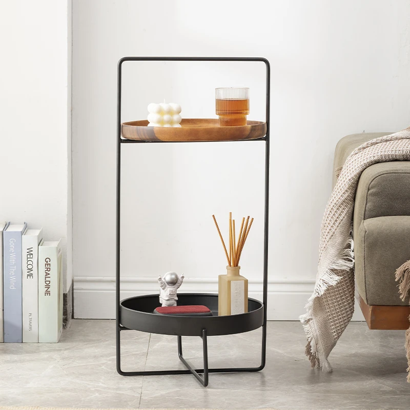 Sofa side table, Nordic simple circular balcony, small round table tea table, black walnut wood, retro metal, industrial style
Sofa side table, Nordic simple circular balcony, small round table tea table, black walnut wood, retro metal, industrial style
