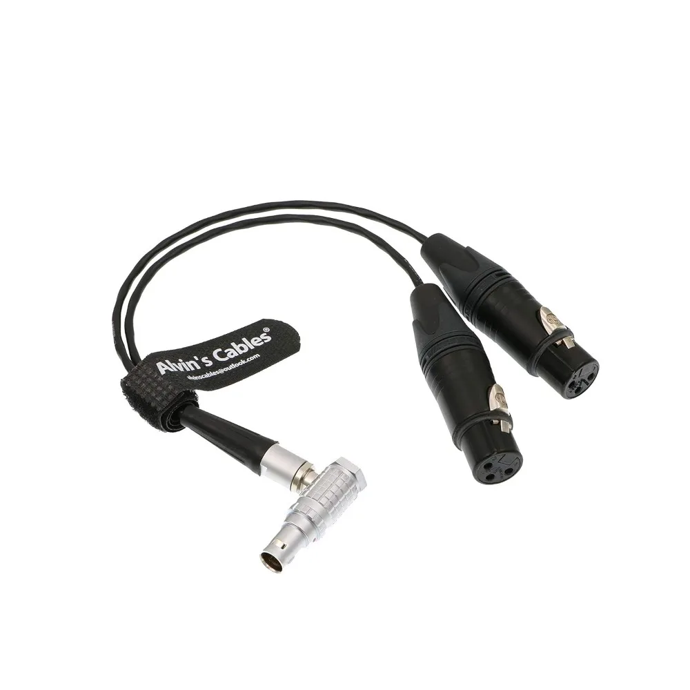 Alvin's Cables XLR Breakout Audio Input Cable for Atomos Shogun Monitor Recorder Right Angle 10 Pin to Dual XLR 3 Pin Female
Alvin's Cables XLR Breakout Audio Input Cable for Atomos Shogun Monitor Recorder Right Angle 10 Pin to Dual XLR 3 Pin Female