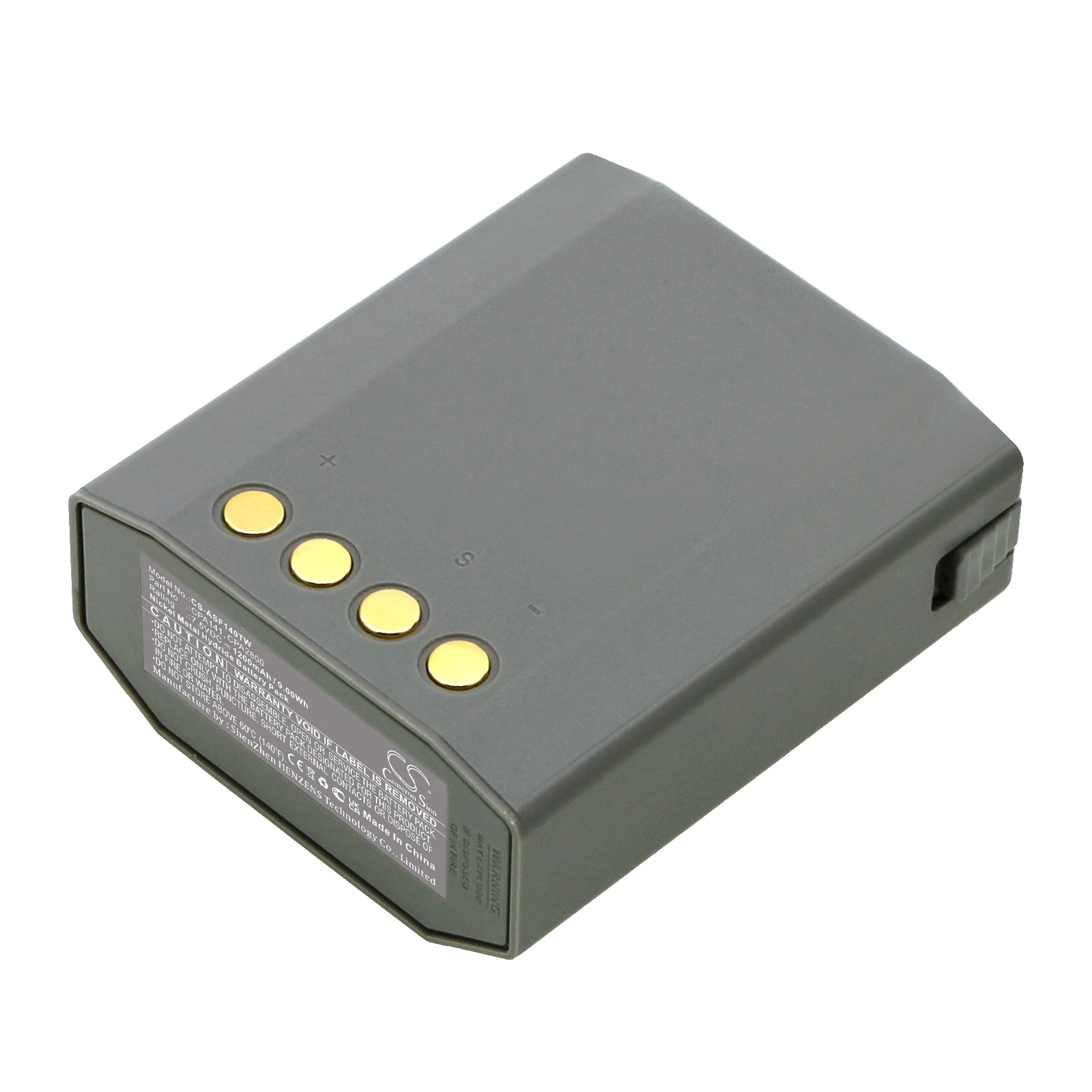 Ni-MH Two-Way Radio Battery for Ascom, AEG, 7.5V, 1200mAh, Compatible Models: Teleport ES, FuG11B, SE110, SE140
Ni-MH Two-Way Radio Battery for Ascom, AEG, 7.5V, 1200mAh, Compatible Models: Teleport ES, FuG11B, SE110, SE140