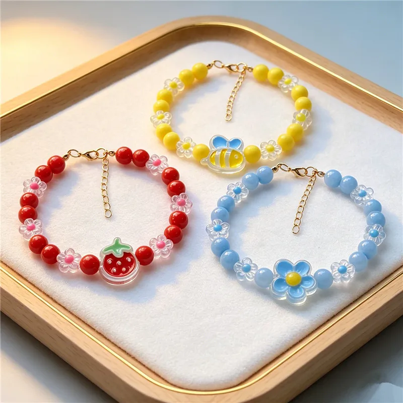 Cute Bee Flower Pet Beaded Necklace Adjustable Colorful Dog Cat Collar Pendant Puppy Kitten Grooming Accessories for Small Pets
Cute Bee Flower Pet Beaded Necklace Adjustable Colorful Dog Cat Collar Pendant Puppy Kitten Grooming Accessories for Small Pets
