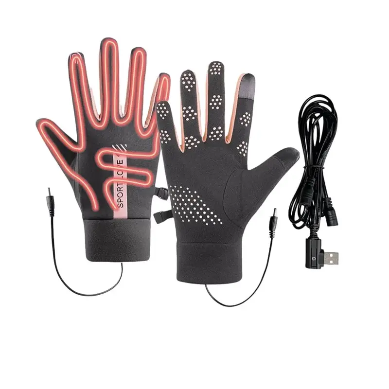 【TRAVEL ESSENTIAL】Heated Gloves Anti-Slip, Warm Five-Finger Gloves With Three Temperature Settings USB Heated Gloves For Cycling
【TRAVEL ESSENTIAL】Heated Gloves Anti-Slip, Warm Five-Finger Gloves With Three Temperature Settings USB Heated Gloves For Cycling
