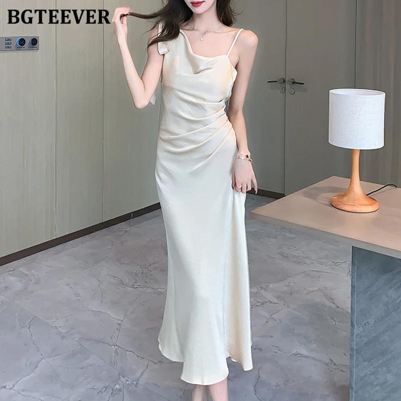 BGTEEVER Spring Summer Elegant Ladies Swinging Collar Bodycon Sleeveless Dress Stylish Women Skinny Package Hip Midi Dress
BGTEEVER Spring Summer Elegant Ladies Swinging Collar Bodycon Sleeveless Dress Stylish Women Skinny Package Hip Midi Dress