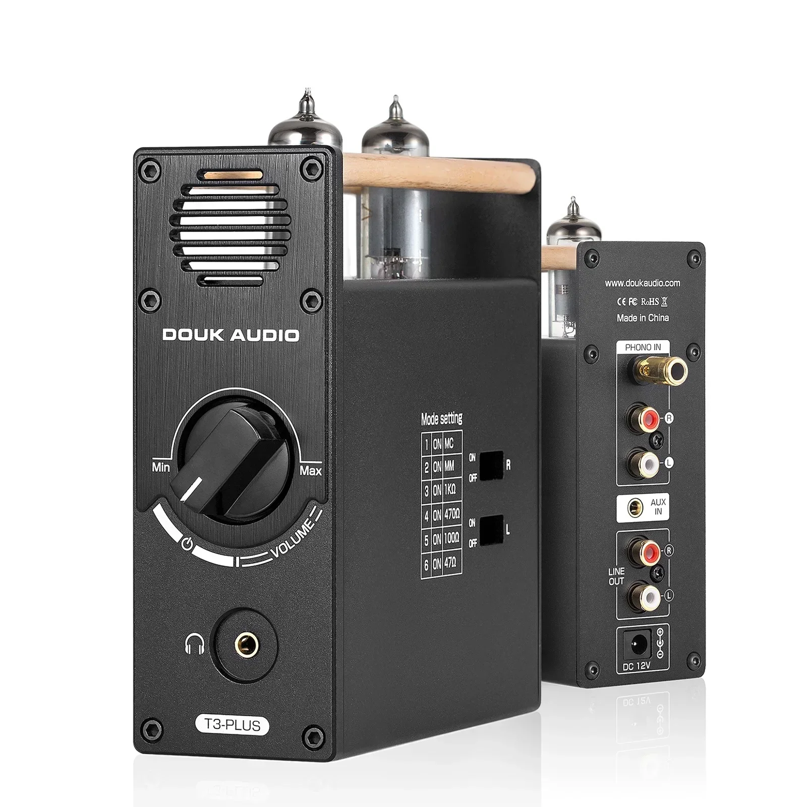 US.EU T3 Plus Mini Vacuum Tube Preamp MM / MC Phono Stage for Turntables Pre-Amplifier Desktop Headphone Amp
US.EU T3 Plus Mini Vacuum Tube Preamp MM / MC Phono Stage for Turntables Pre-Amplifier Desktop Headphone Amp