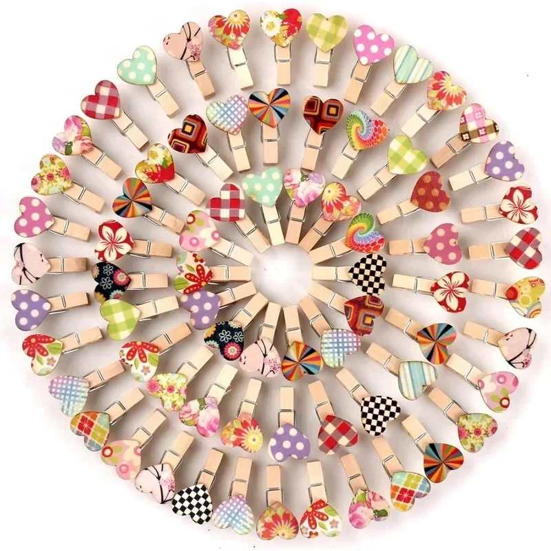 20pcs Mini Wooden Clothespins with Hearts for Hanging Photos Decorations for Valentine Engagement Wedding Bridal Shower Party
20pcs Mini Wooden Clothespins with Hearts for Hanging Photos Decorations for Valentine Engagement Wedding Bridal Shower Party
