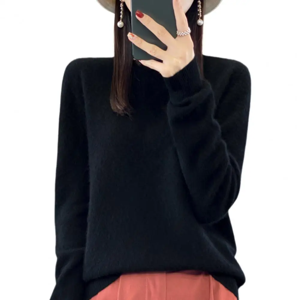 Women Winter Sweater Half-high Neckline Sweater Cozy Crew Neck Knitting Sweaters for Women Soft Faux Cashmere Jumper Tops
Women Winter Sweater Half-high Neckline Sweater Cozy Crew Neck Knitting Sweaters for Women Soft Faux Cashmere Jumper Tops