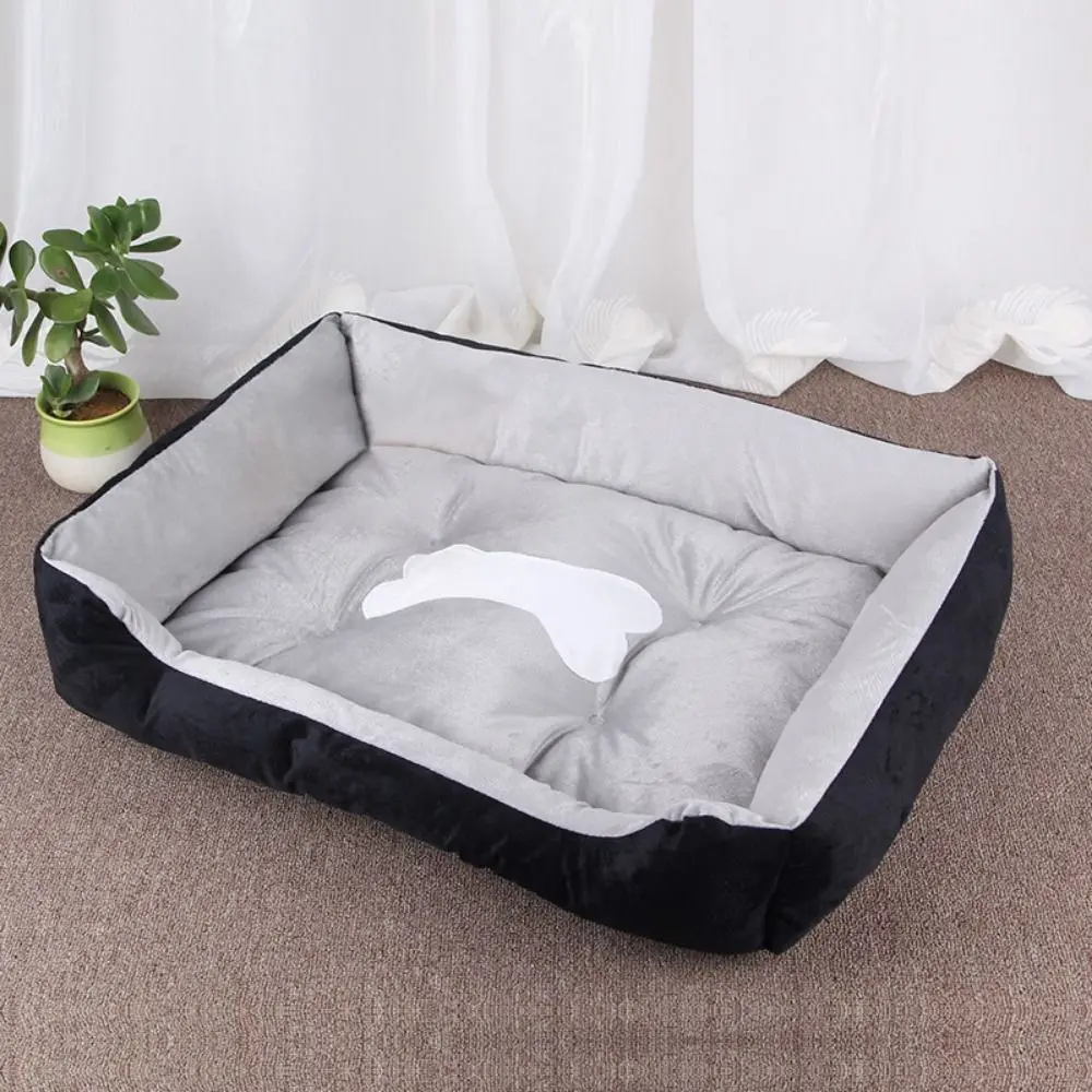 Dog Kennel Soft Winter Bone Pattern Dog Nest Comfortable Warm Dog Sofa Bed Short Plush PP Cotton Puppy Cat Sleeping Sofa Autumn
Dog Kennel Soft Winter Bone Pattern Dog Nest Comfortable Warm Dog Sofa Bed Short Plush PP Cotton Puppy Cat Sleeping Sofa Autumn
