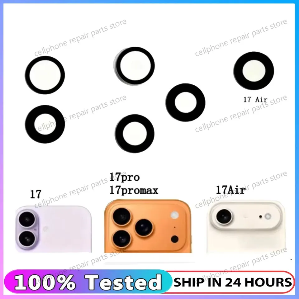 Новые 10 комплектов стеклянных линз задней камеры + наклейка для iPhone 17 Pro Max, замена стекла объектива камеры для iPhone Air
Новые 10 комплектов стеклянных линз задней камеры + наклейка для iPhone 17 Pro Max, замена стекла объектива камеры для iPhone Air